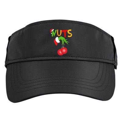 Funny Christmas Nuts Matching Couple Adult Drive Performance Visor