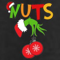 Funny Christmas Nuts Matching Couple Adult Drive Performance Visor