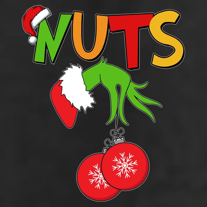 Funny Christmas Nuts Matching Couple Adult Drive Performance Visor