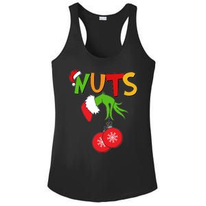 Funny Christmas Nuts Matching Couple Ladies PosiCharge Competitor Racerback Tank