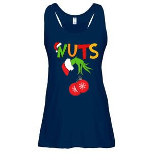 Funny Christmas Nuts Matching Couple Ladies Essential Flowy Tank