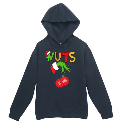 Funny Christmas Nuts Matching Couple Urban Pullover Hoodie