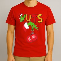 Funny Christmas Nuts Matching Couple T-Shirt