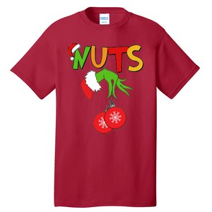 Funny Christmas Nuts Matching Couple Tall T-Shirt