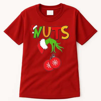 Funny Christmas Nuts Matching Couple Tall T-Shirt