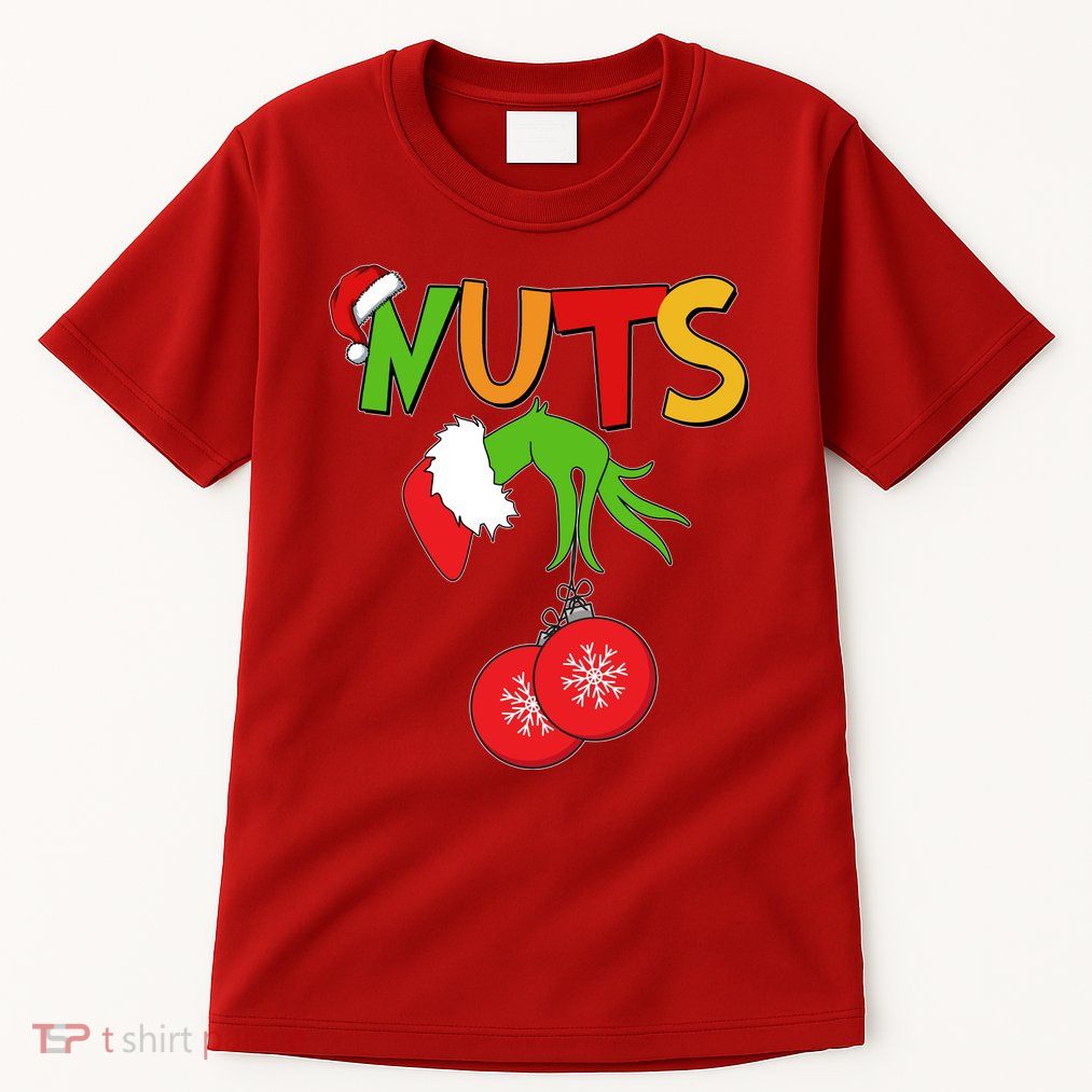 Funny Christmas Nuts Matching Couple Tall T-Shirt