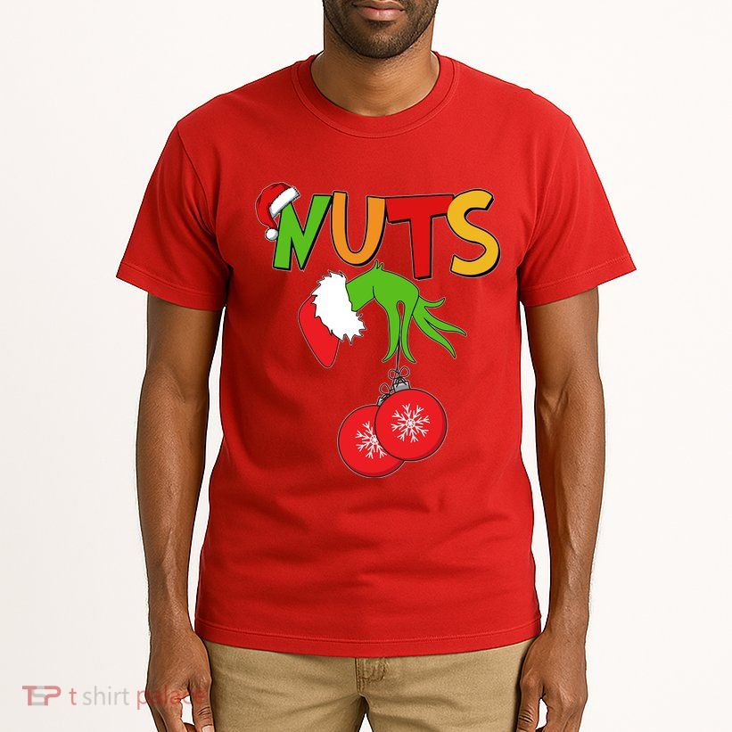 Funny Christmas Nuts Matching Couple Tall T-Shirt
