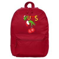 Funny Christmas Nuts Matching Couple 16 in Basic Backpack