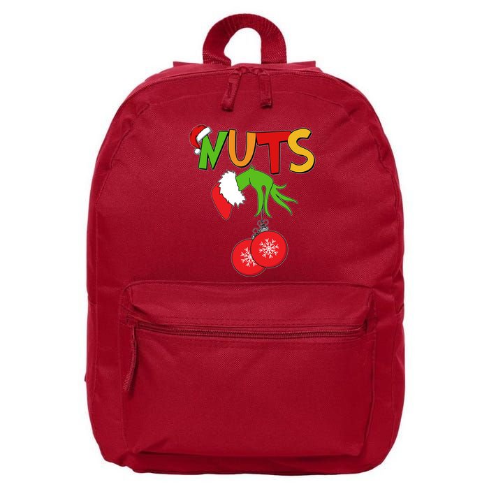 Funny Christmas Nuts Matching Couple 16 in Basic Backpack