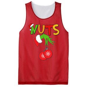 Funny Christmas Nuts Matching Couple Mesh Reversible Basketball Jersey Tank