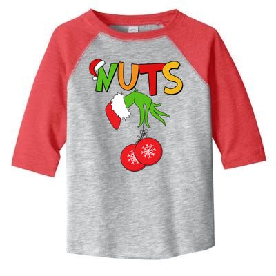 Funny Christmas Nuts Matching Couple Toddler Fine Jersey T-Shirt