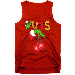 Funny Christmas Nuts Matching Couple Tank Top