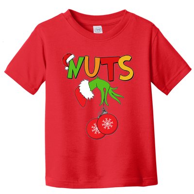 Funny Christmas Nuts Matching Couple Toddler T-Shirt