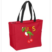 Funny Christmas Nuts Matching Couple Zip Tote Bag
