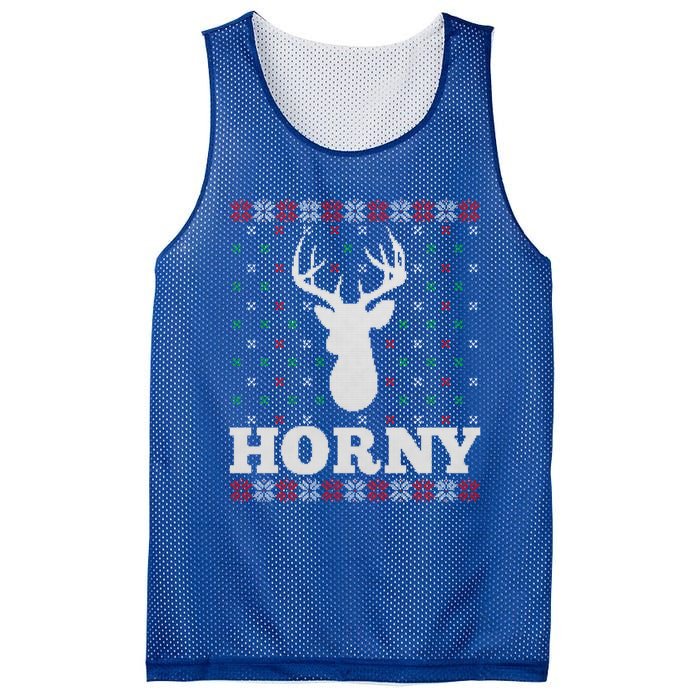 Funny Christmas Naughty Horny Ugly Christmas Gift Mesh Reversible Basketball Jersey Tank