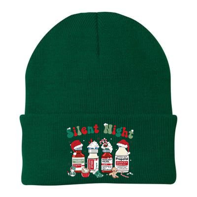 Funny Christmas Nurse Medical Christmas Icu Nicu Rn Er Nurse Knit Cap Winter Beanie