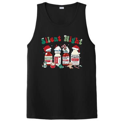 Funny Christmas Nurse Medical Christmas Icu Nicu Rn Er Nurse PosiCharge Competitor Tank