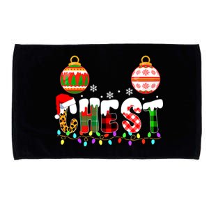 Funny Chest Nuts Couples Christmas Chestnuts Adult Matching Gift Microfiber Hand Towel