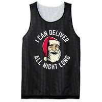 Funny Christmas Naughty Santa I Can Deliver All Night Long Mesh Reversible Basketball Jersey Tank