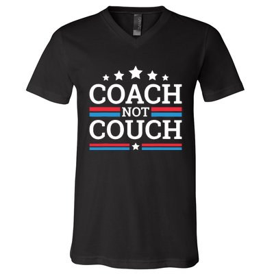 Funny Coach Not Couch 2024 V-Neck T-Shirt