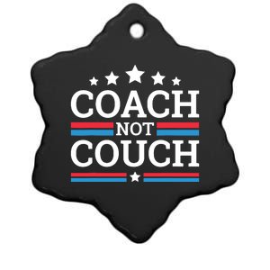 Funny Coach Not Couch 2024 Ceramic Star Ornament