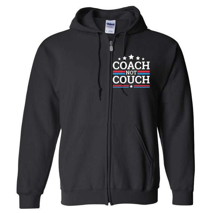 Funny Coach Not Couch 2024 Full Zip Hoodie