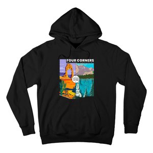 Four Corners National Monument With National Parks Hoodie