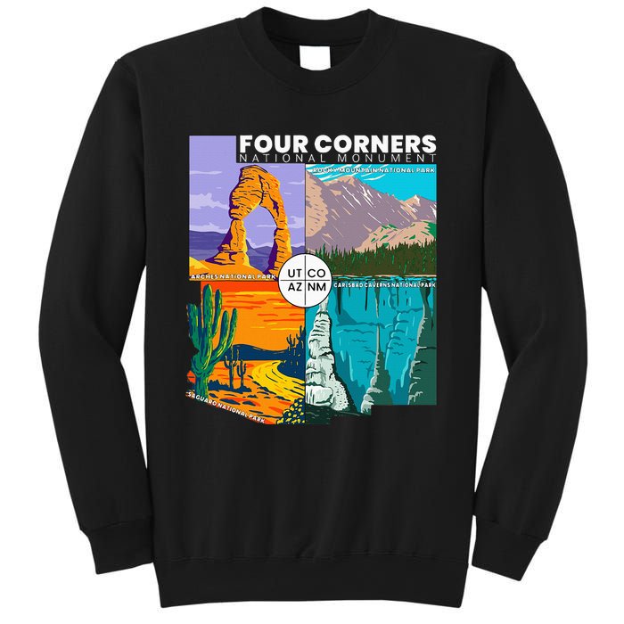 Four Corners National Monument With National Parks Sweatshirt