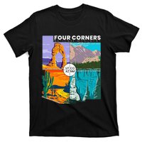 Four Corners National Monument With National Parks T-Shirt