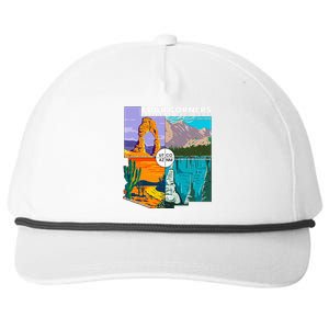 Four Corners National Monument With National Parks Snapback Five-Panel Rope Hat