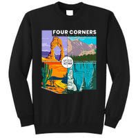 Four Corners National Monument With National Parks Tall Sweatshirt