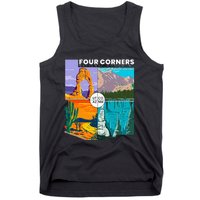 Four Corners National Monument With National Parks Tank Top