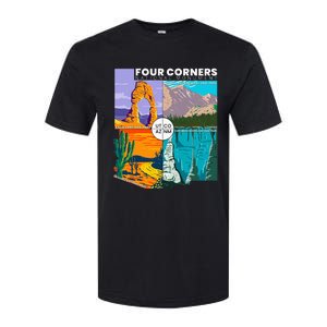 Four Corners National Monument With National Parks Softstyle CVC T-Shirt