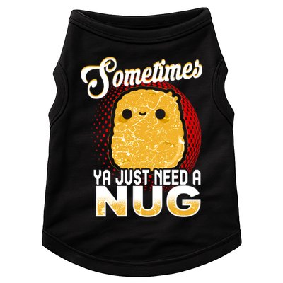 Funny Chicken Nugget Fast Food Cool Gift Doggie Tank