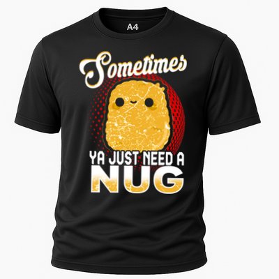 Funny Chicken Nugget Fast Food Cool Gift Performance Shirt