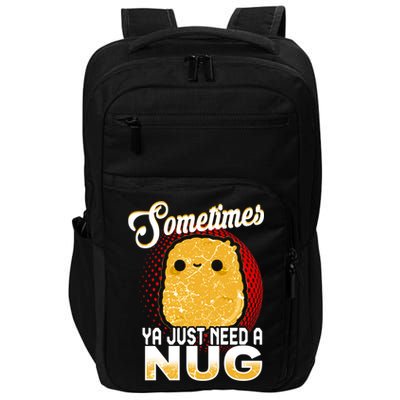 Funny Chicken Nugget Fast Food Cool Gift Impact Tech Backpack