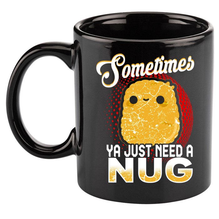 Funny Chicken Nugget Fast Food Cool Gift 11oz C Handle Ceramic Mug