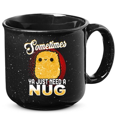 Funny Chicken Nugget Fast Food Cool Gift 15oz Campfire Ceramic Mug