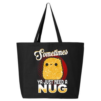 Funny Chicken Nugget Fast Food Cool Gift 25L Jumbo Tote