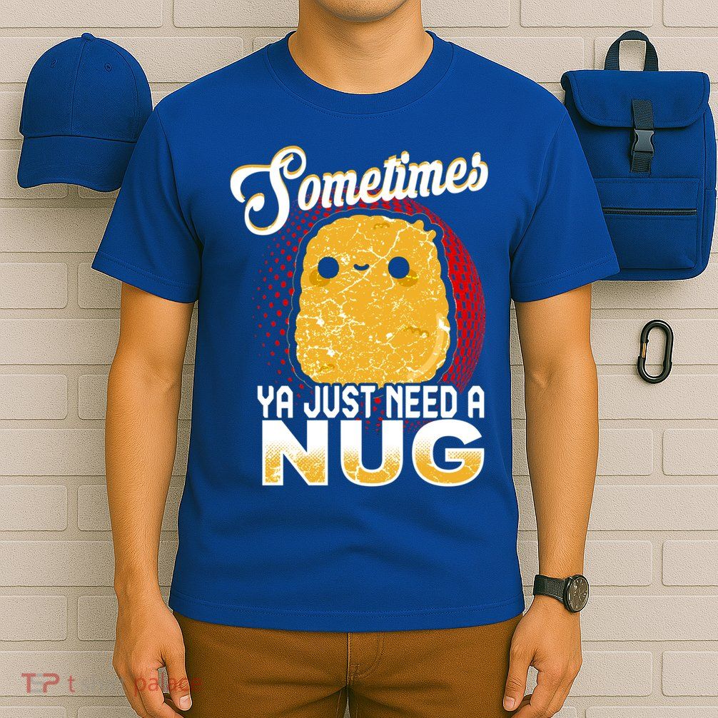 Funny Chicken Nugget Fast Food Cool Gift T-Shirt