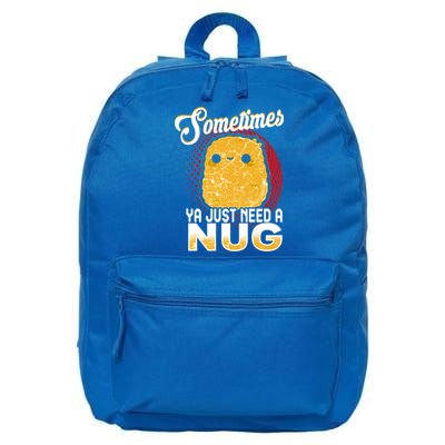 Funny Chicken Nugget Fast Food Cool Gift 16 in Basic Backpack