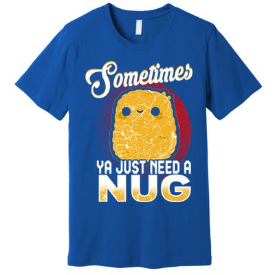 Funny Chicken Nugget Fast Food Cool Gift Premium T-Shirt