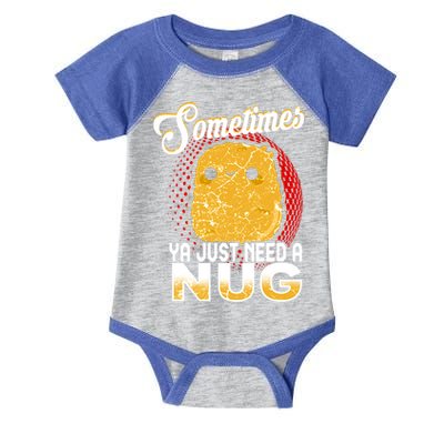 Funny Chicken Nugget Fast Food Cool Gift Infant Baby Jersey Bodysuit