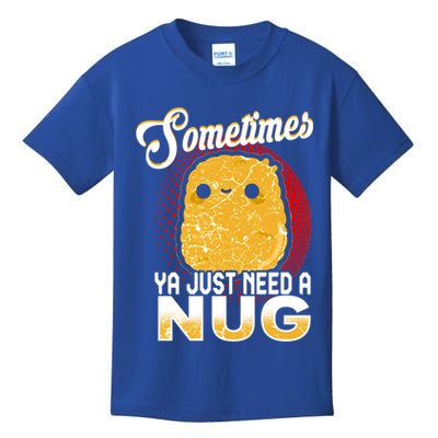 Funny Chicken Nugget Fast Food Cool Gift Kids T-Shirt
