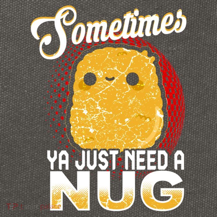 Funny Chicken Nugget Fast Food Cool Gift Cotton Canvas Backpack