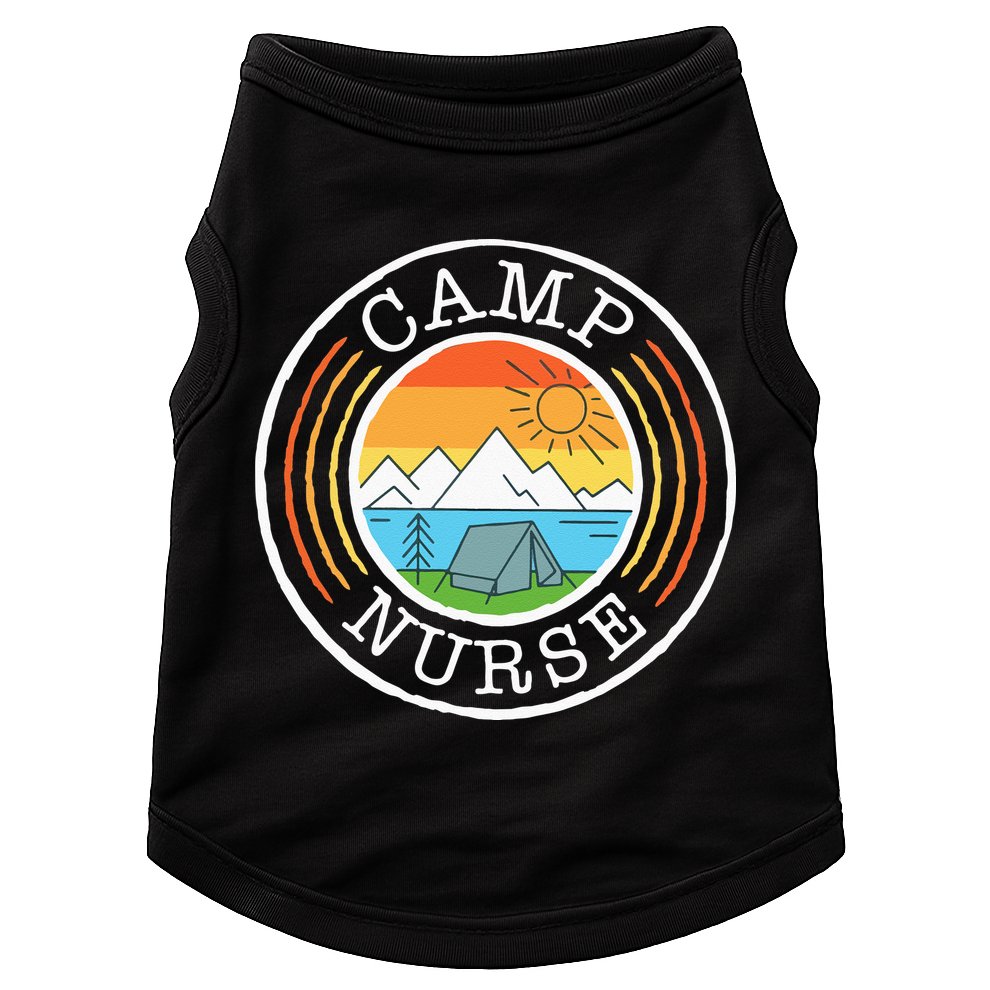 Funny Camp Nurses For Summer Camp Nurse Nursing Doggie Tank