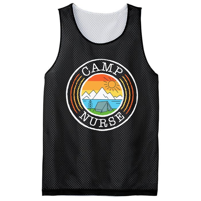 Funny Camp Nurses For Summer Camp Nurse Nursing Mesh Reversible Basketball Jersey Tank