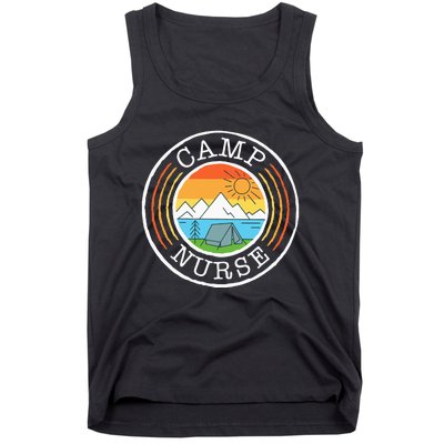 Funny Camp Nurses For Summer Camp Nurse Nursing Tank Top