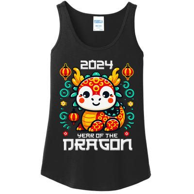 Funny Chinese New Year 2024 Year Of The Dragon 2024 Ladies Essential Tank