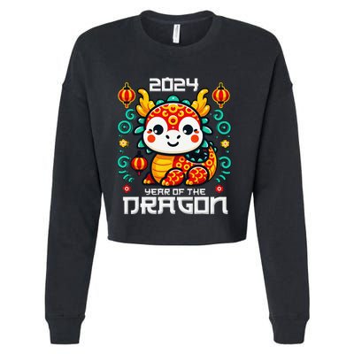 Funny Chinese New Year 2024 Year Of The Dragon 2024 Cropped Pullover Crew